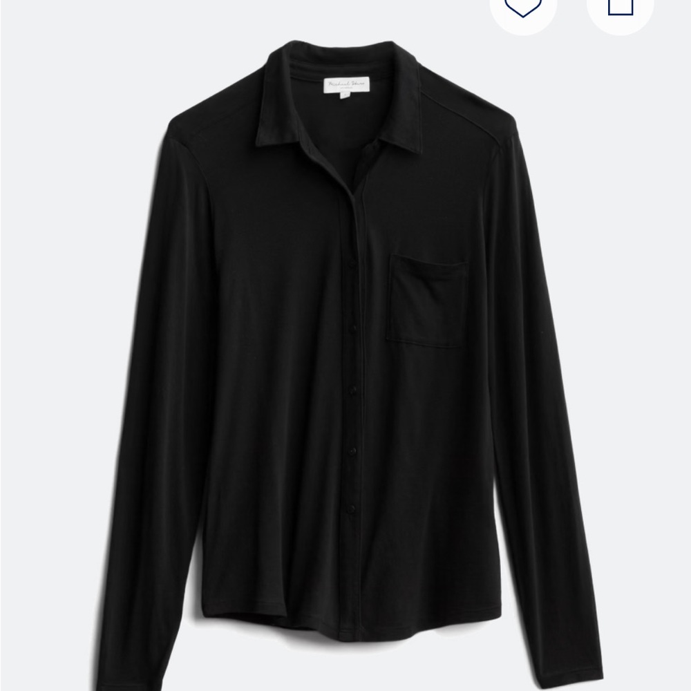 Michael Stars Harley Button Down Knit Top